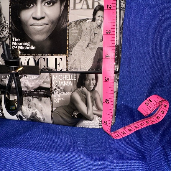 🩶🖤 Michelle Obama Crossbody/Clutch - Picture 5 of 10